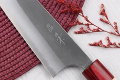 Couteau de chef 18cm japonais artisanal Masakage Yuki Shirogami 2