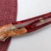 Couteau de chef 21cm japonais artisanal Nigara Hamono Migaki Tsuchime SG2 manche en acrylique