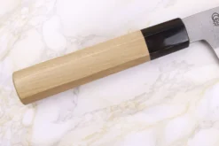Couteau de chef 24cm japonais artisanal Sakai Kikumori Kikuzuki Rin