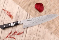 Couteau de chef 24cm japonais artisanal Fujiwara Maboroshi