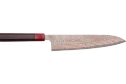 Couteau de chef 24cm japonais artisanal Takeshi Saji VG10 Rainbow Nashiji