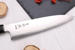 Couteau de chef 21cm japonais artisanal Sukenari HAP40 San Maï manche en bois de rose