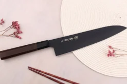 Couteau de chef 24cm japonais Sakai Takayuki Kurokage VG10 manche en wengé