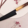 Couteau de chef 21cm japonais Sakai Takayuki Kurokage VG10 manche en chêne brûlé