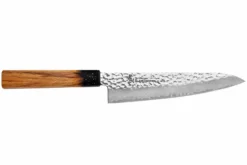Couteau de chef 21cm japonais Sakai Takayuki Kashi Urushi VG10 damas