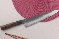 Couteau de chef 24cm japonais Shizu Hamono Gen VG10 damas