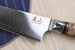Couteau de chef 19cm Kutoyama damas nid d'abeille