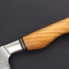 Couteau de chef 21cm Ryda Knives ST650 Damas et manche en olivier