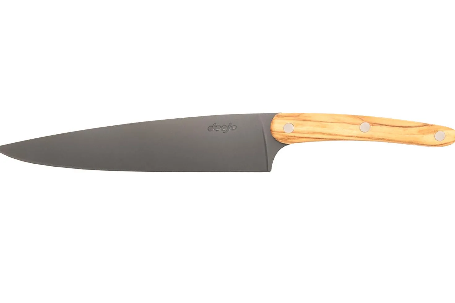 Couteau de chef Deejo 20cm manche en bois d'olivier