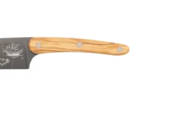 Couteau de chef Deejo Saporem Mundi 20cm manche en bois d'olivier