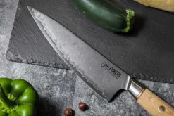 Couteau de chef Fukito Pakka San Mai 21cm