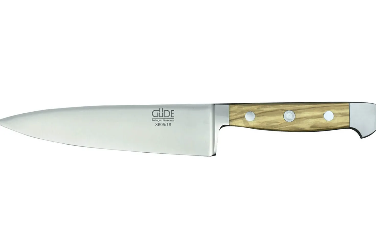 Couteau de chef Güde Alpha Olive 16cm en acier forgé