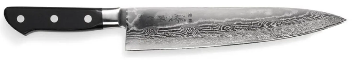 Couteau de chef Gyuto japonais Tojiro Damascus Pro 24cm acier SGPS haut de gamme
