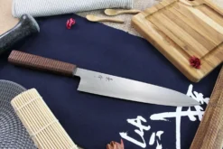 Couteau de chef japonais artisanal Kagekiyo Hiroba 24cm