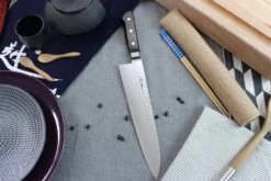 Couteau de chef japonais artisanal Kagekiyo Hammered 24cm