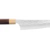 Couteau de chef japonais artisanal martelé Yu Kurosaki senko 21cm acier SG2