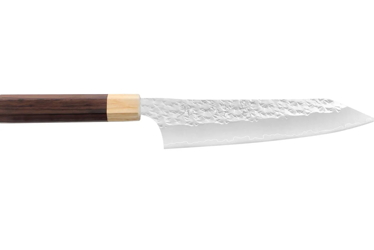Couteau de chef japonais artisanal martelé Yu Kurosaki senko 21cm acier SG2