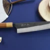 Couteau de chef japonais artisanal Yoshimi Kato AS Brut 21cm