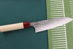 Couteau de chef japonais artisanal Masakage Kiri 18cm damas 49 couches