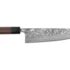 Couteau de chef japonais artisanal Takeshi Saji R2 Nickel Damas 21cm