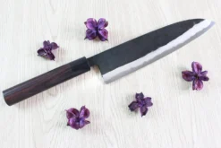 Couteau de chef japonais artisanal Nishida Shirogami 24cm