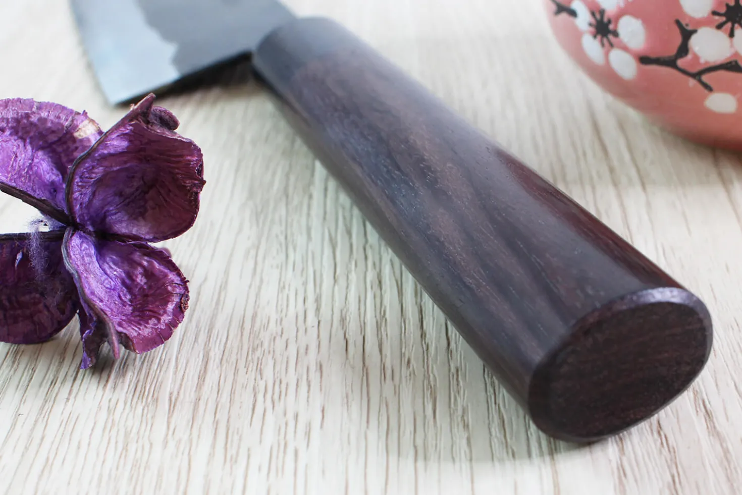 Couteau de chef japonais artisanal Nishida Shirogami 24cm
