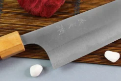 Couteau de chef japonais artisanal Yoshimi Kato AS Nashiji 24cm