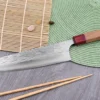 Couteau de chef japonais artisanal Yu Kurosaki Sasame acier cobalt 24cm