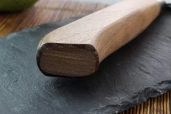 Couteau de chef japonais artisanal Wusaki Nogami BS2 18cm manche noyer