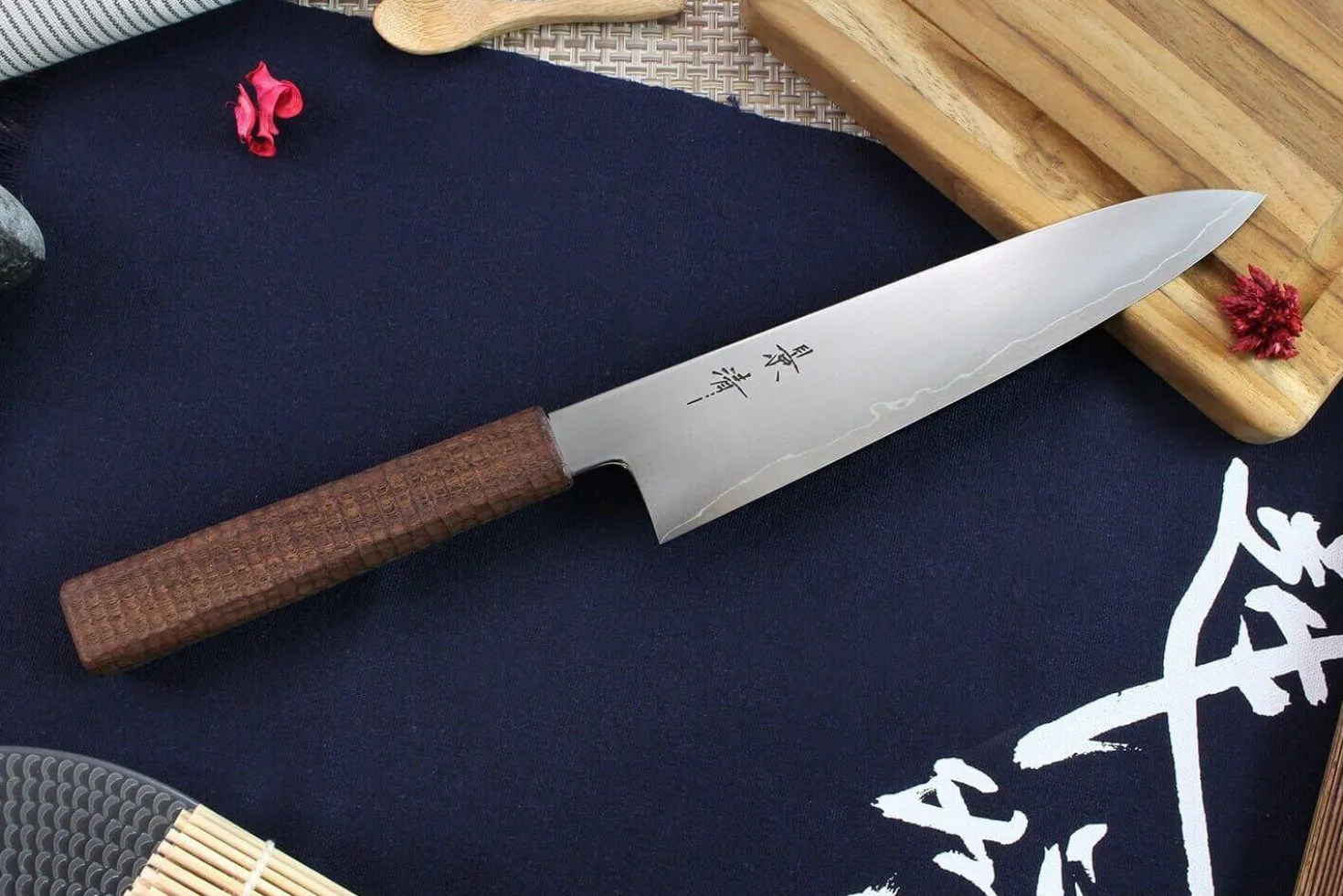 Couteau de chef japonais artisanal Kagekiyo Hiroba 21cm