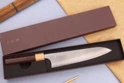 Couteau de chef japonais artisanal Yoshimi Kato AS Nashiji 21cm