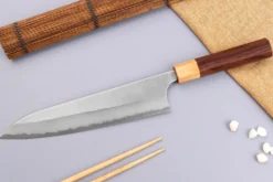Couteau de chef japonais artisanal Yoshimi Kato AS Nashiji 21cm