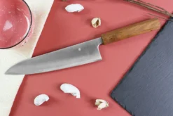 Couteau de chef japonais artisanal Wusaki Migaki G3 21cm
