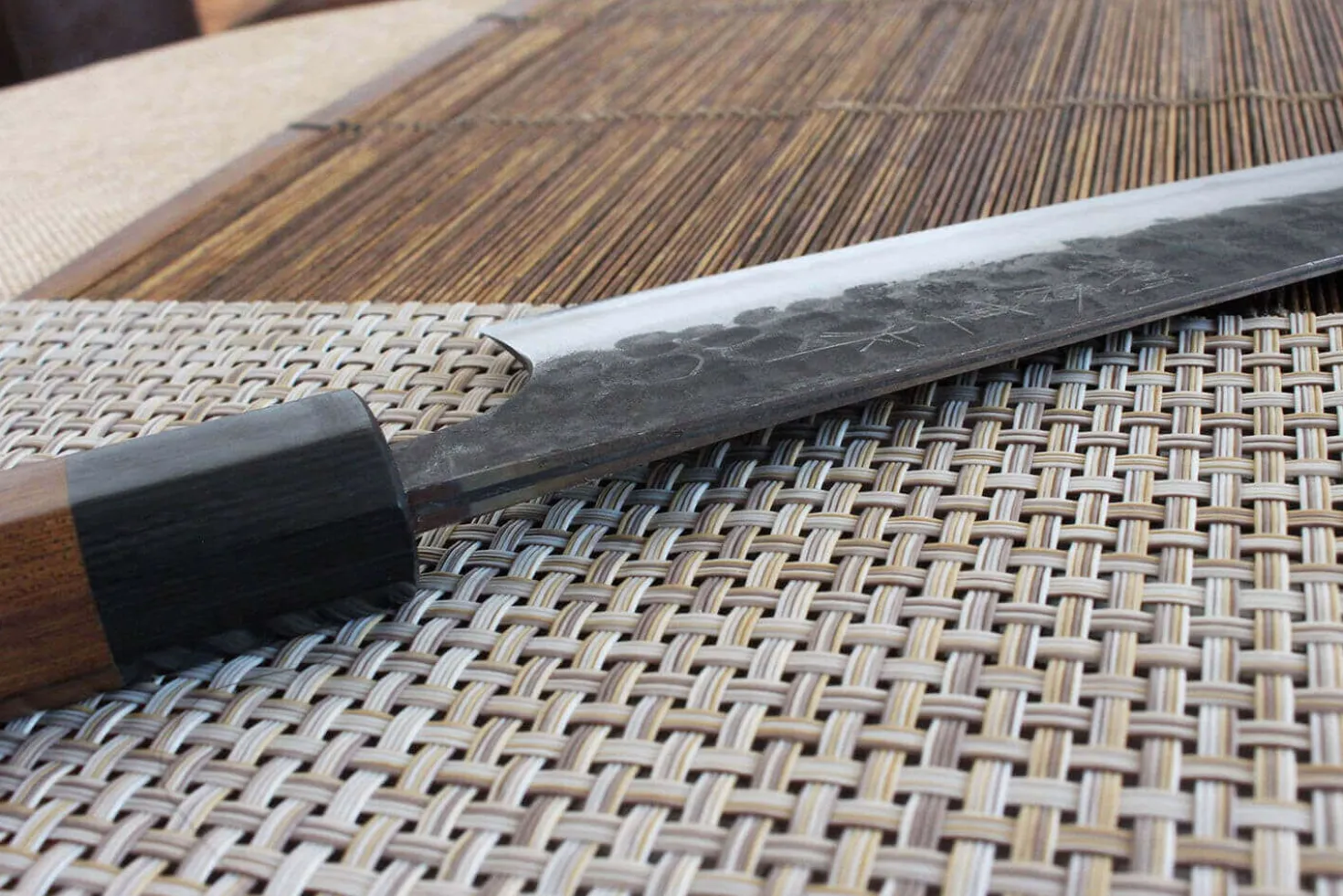 Couteau de chef japonais artisanal Anryu AS 24cm