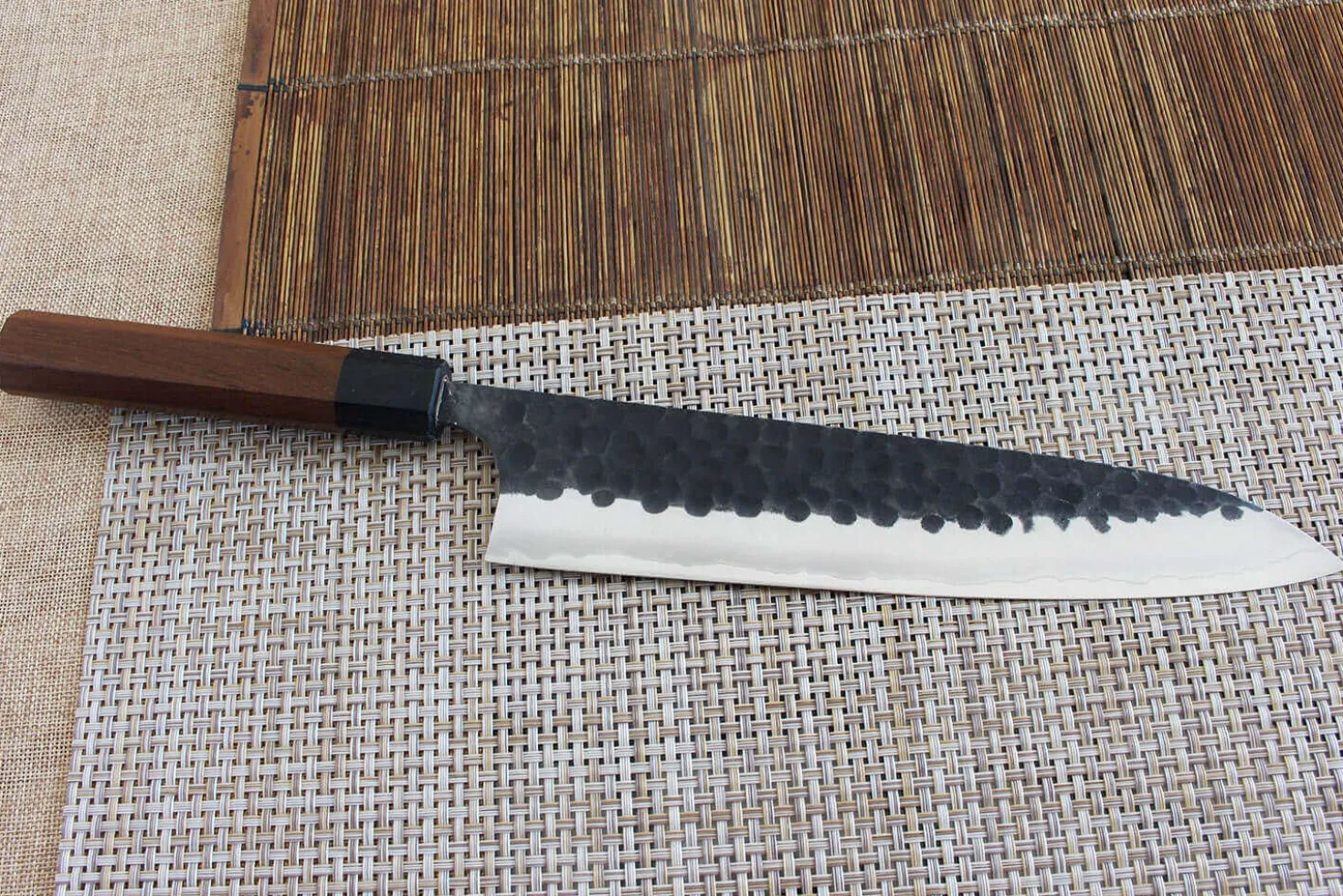 Couteau de chef japonais artisanal Anryu AS 24cm
