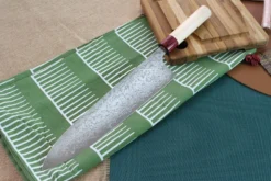 Couteau de chef japonais artisanal Masakage Kiri 27cm damas 49 couches