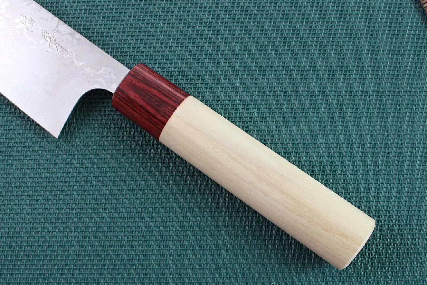Couteau de chef japonais artisanal Masakage Kiri 27cm damas 49 couches