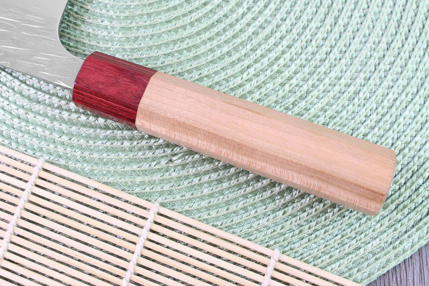 Couteau de chef japonais artisanal Yu Kurosaki Sasame acier cobalt 21cm