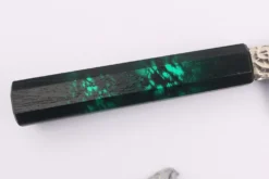 Couteau de chef japonais 21cm Sakai Takayuki Nanairo Green Damas VG10