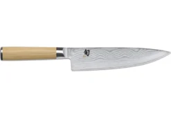 Couteau de chef japonais Kai Shun Classic White damas 33 couches 20cm