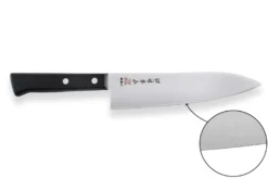 Couteau de chef japonais Kanetsugu Rev 21 lame 18cm micro dentée