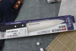 Couteau de chef japonais Kanetsugu Rev 21 lame 18cm micro dentée