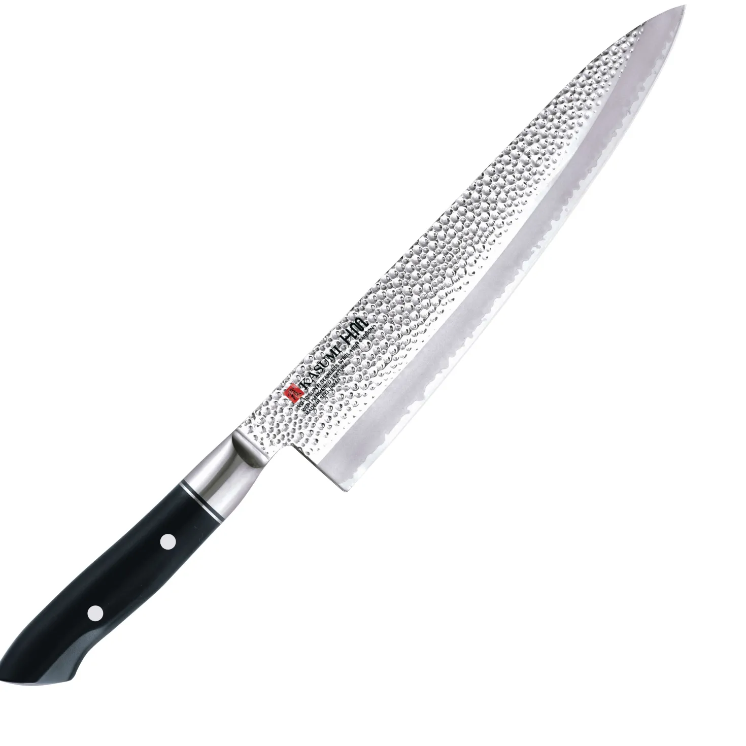 Couteau de chef japonais Kasumi Hammered lame martelée 24cm