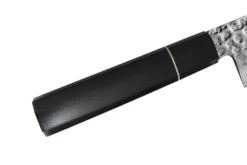 Couteau de chef japonais Kasumi Kuro 21cm martelé damas 32 couches