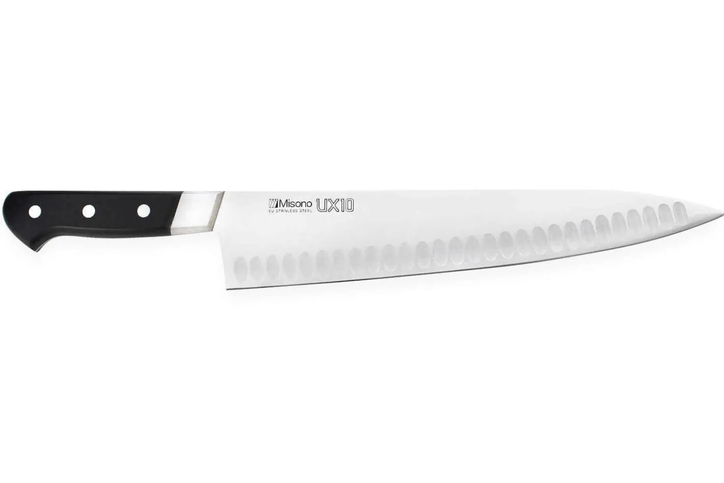 Couteau de chef japonais Misono UX10 alvéolé 30cm
