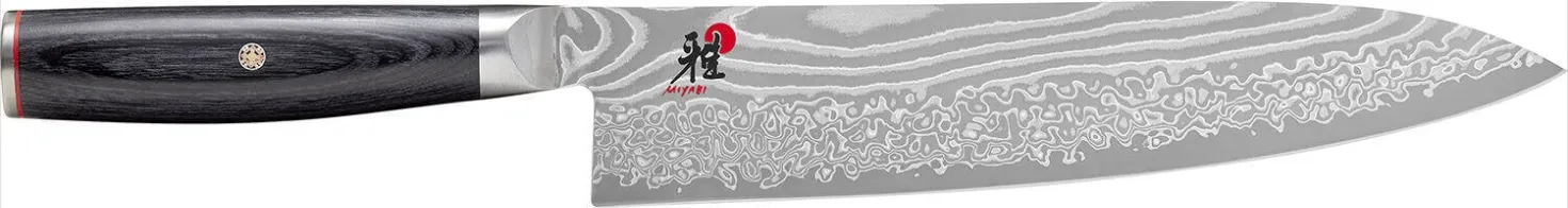 Couteau de chef japonais Miyabi 5000FCD lame 24cm damas 48 couches manche pakkawood