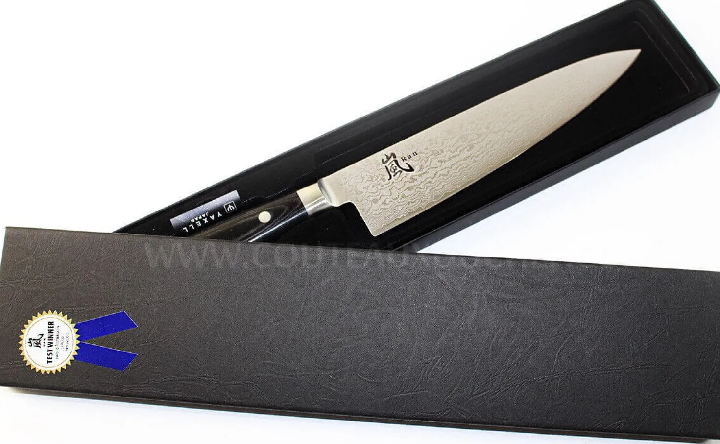 Couteau de chef japonais Yaxell RAN lame 20cm damas 69 couches