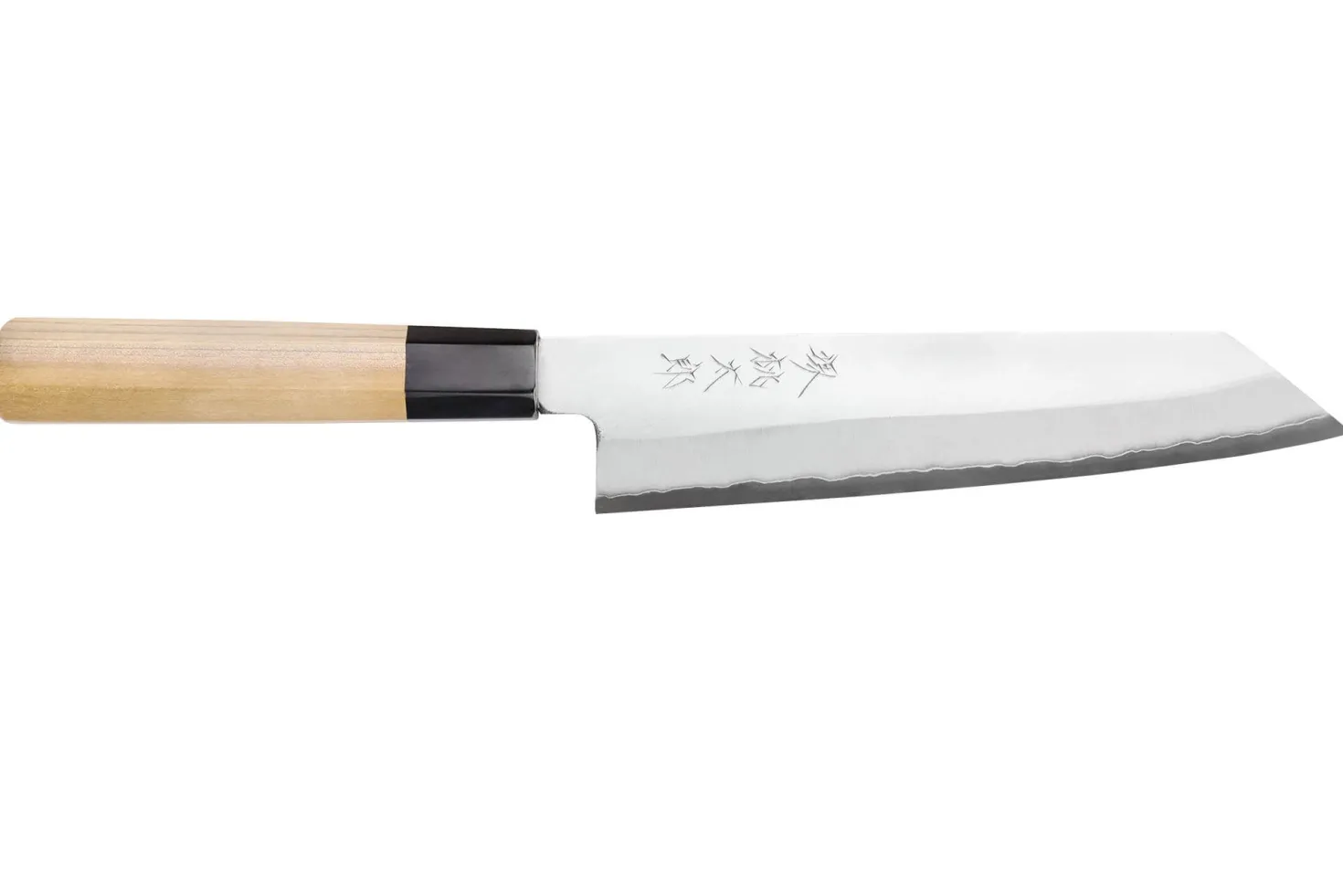 Couteau de chef kiritsuke 21cm japonais artisanal Momotaro Ginsan manche en magnolia