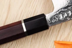Couteau de chef kiritsuke 21cm japonais artisanal Sukenari SG2 damas