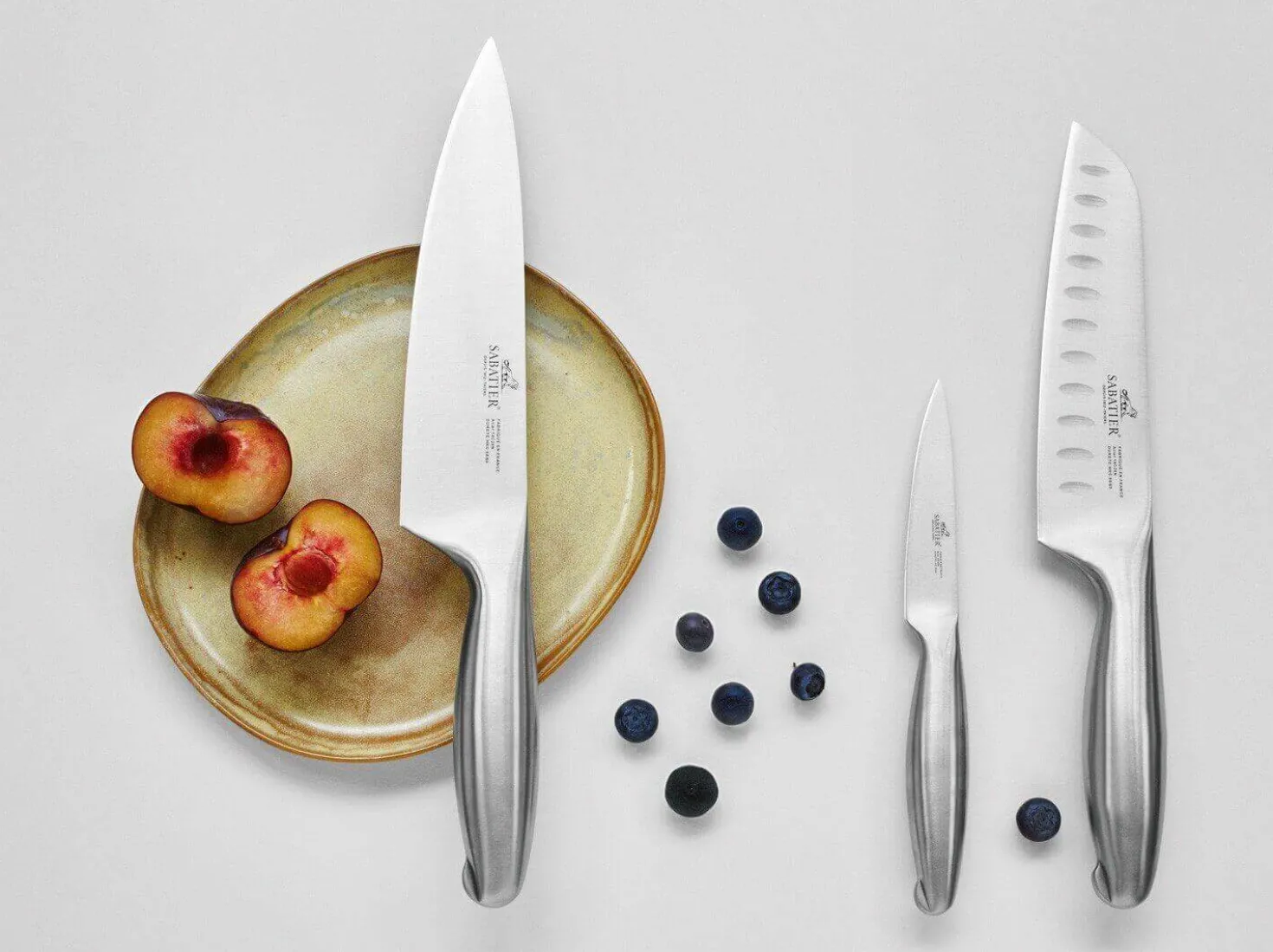Couteau de chef Sabatier Fuso Nitro+ lame Sandvik 20cm tout inox